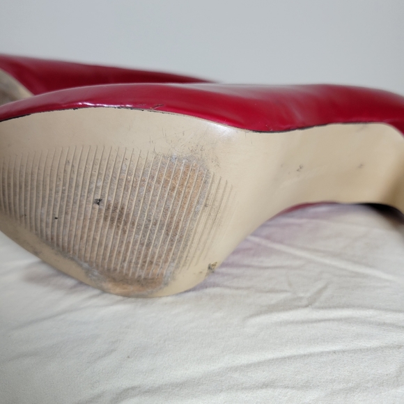 BCBG Generation Peep Toe High Heels 8 - Picture 7 of 7